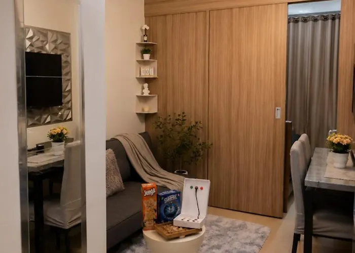 Grey & Wood 1br With Pool View Shore 2 Near Moa Apartment *